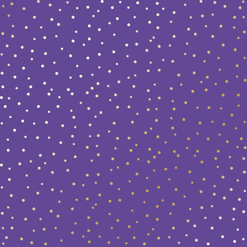 Лист односторонней бумаги с фольгированием Golden Drops, color Lavender, 30,5 см х 30,5 см