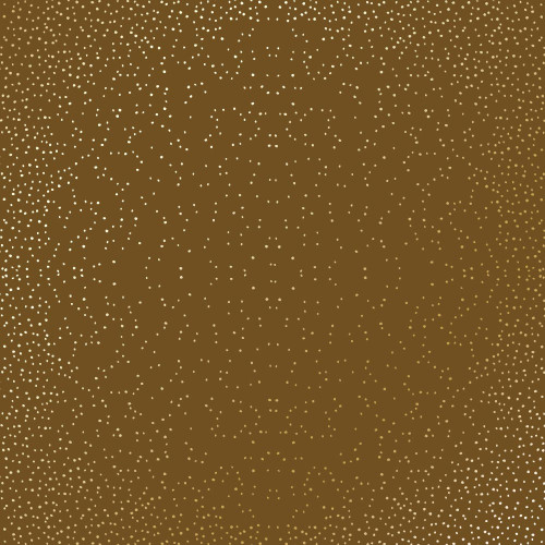 Лист односторонней бумаги с фольгированием Golden Mini Drops, Milk chocolate, 30,5 см х 30,5 см