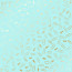 Лист односторонней бумаги с фольгированием Golden Drawing pins and paperclips, Turquoise, 30,5 см х 30,5 см