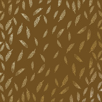 Аркуш одностороннього паперу з фольгуванням, Golden Feather, Milk chocolate, 30,5 см х 30,5 см