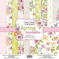 Набор двусторонней бумаги для скрапбукинга Spring inspiration 30,5x30,5 см 10 листов
