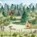 Набір двостороннього скраппаперу Forest life 30,5x30,5 см 10 аркушів