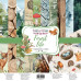 Набір двостороннього скраппаперу Forest life 20x20 см 10 аркушів