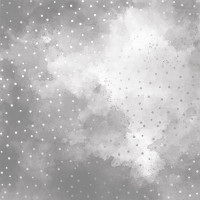 Аркуш одностороннього паперу зі срібним тисненням Silver Drops, Grey watercolor, 30,5 см х 30,5 см