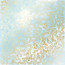 Аркуш одностороннього паперу з фольгуванням Golden Butterflies, color Azure watercolor, 30,5 см х 30,5 см