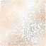Аркуш одностороннього паперу зі срібним тисненням Silver Butterflies, Beige watercolor, 30,5 см х 30,5 см