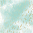 Лист односторонней бумаги с фольгированием Golden Feather, Azure watercolor, 30,5 см х 30,5 см