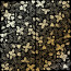 Лист односторонней бумаги с фольгированием Golden Winterberries Black, 30,5 см х 30,5 см