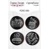 Скрапфішки набір 4шт №060
