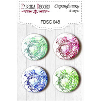 Скрапфішки набір 4шт №048 Скрапфішки набір 4шт №048