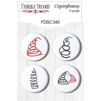 Скрапфішки набір 4шт №040