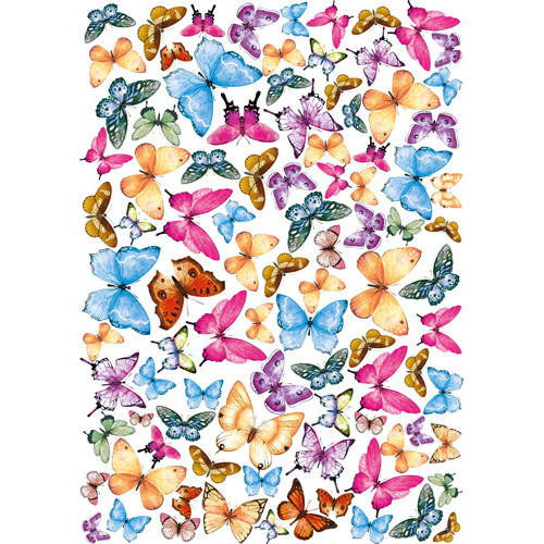 Оверлей Бабочки 3-Д (Butterflies 3D) 21х29,7 см