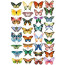 Оверлей Метелики Кольорові (Colored Butterflies) 21х29,7 см