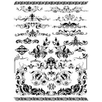 Оверлей Завитки (Curls) 21х29,7 см