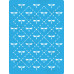 Трафарет багаторазовий 15x20 см Стрекози фон №165