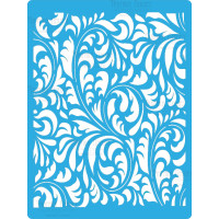 Трафарет многоразовый 15x20 см Узор Дамаск 1 №163