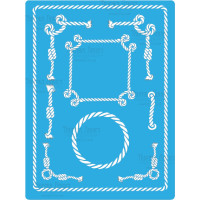 Трафарет многоразовый 15x20 см Морские фоторамки №160