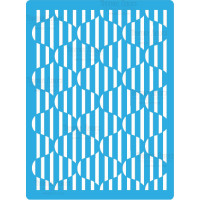 Трафарет багаторазовий 15x20 см Ілюзія форм №138