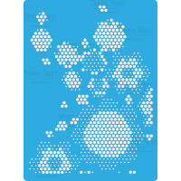 Трафарет багаторазовий 15x20 см Вулик №132