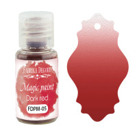 Суха фарба Magic paint Темно-червоний 15мл