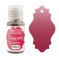 Суха фарба Magic paint Карміновий 15мл