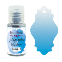 Суха фарба Magic paint Яскраво-блакитний 15мл