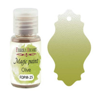 Суха фарба Magic paint Оливковий 15мл