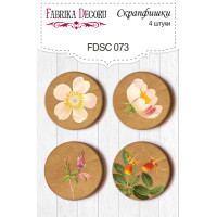 Скрапфішки набір 4шт №073