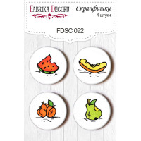 Скрапфішки набір 4шт №092
