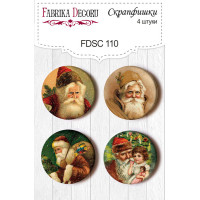 Скрапфішки набір 4шт №110