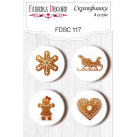 Скрапфишки набор 4шт №117