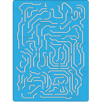 Трафарет багаторазовий 15x20 см Електросхема №118 Трафарет багаторазовий 15x20 см Електросхема №118