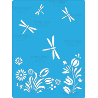 Трафарет багаторазовий 15x20 см Весняна рапсодія №113 Трафарет багаторазовий 15x20 см Весняна рапсодія №113