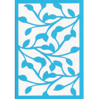 Трафарет багаторазовий 15x20 см Гілки №088