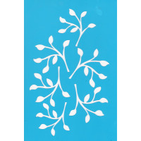 Трафарет многоразовый 15x20 см Веточки №081