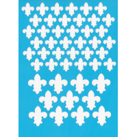 Трафарет багаторазовий 15x20 см Лілії №028