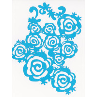 Маска 15x20 см Троянди №018