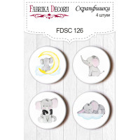 Скрапфишки набор 4шт My little baby boy №126