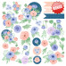 Набор скрапбумаги Цветочное Настроение Flower mood 20x20 см, 10 листов