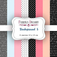 Набор скрапбумаги Backgrounds 5 15x15 см, 8 листов