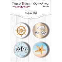 Скрапфишки набор 4шт Релакс №168