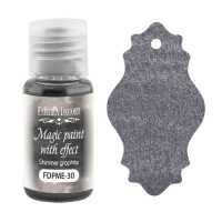 Сухая краска Magic paint with effect Мерцающий графит 15мл