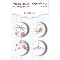 Скрапфишки набор 4шт Tender orchid 1 №197
