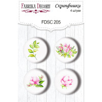 Скрапфішки набір 4шт Spring blossom №205