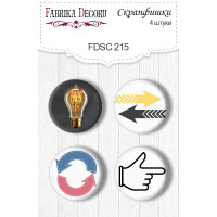 Скрапфишки набор 4шт Specially for him 2 №215