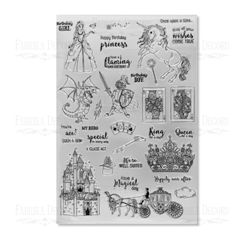 Набор силиконовых штампов №40 Believe in miracle, 29 шт