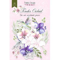 Набор высечек коллекция Tender Orchid 49 шт