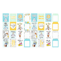 Набор полос с картинками для декорирования My tiny sparrow boy 5 шт 5х30,5 см