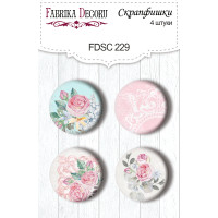 Скрапфишки набор 4шт Shabby garden №229