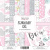 Набор скрапбумаги Скандинавская малышка Девочка (Scandi Baby Girl) 30,5x30,5 см, 10 листов